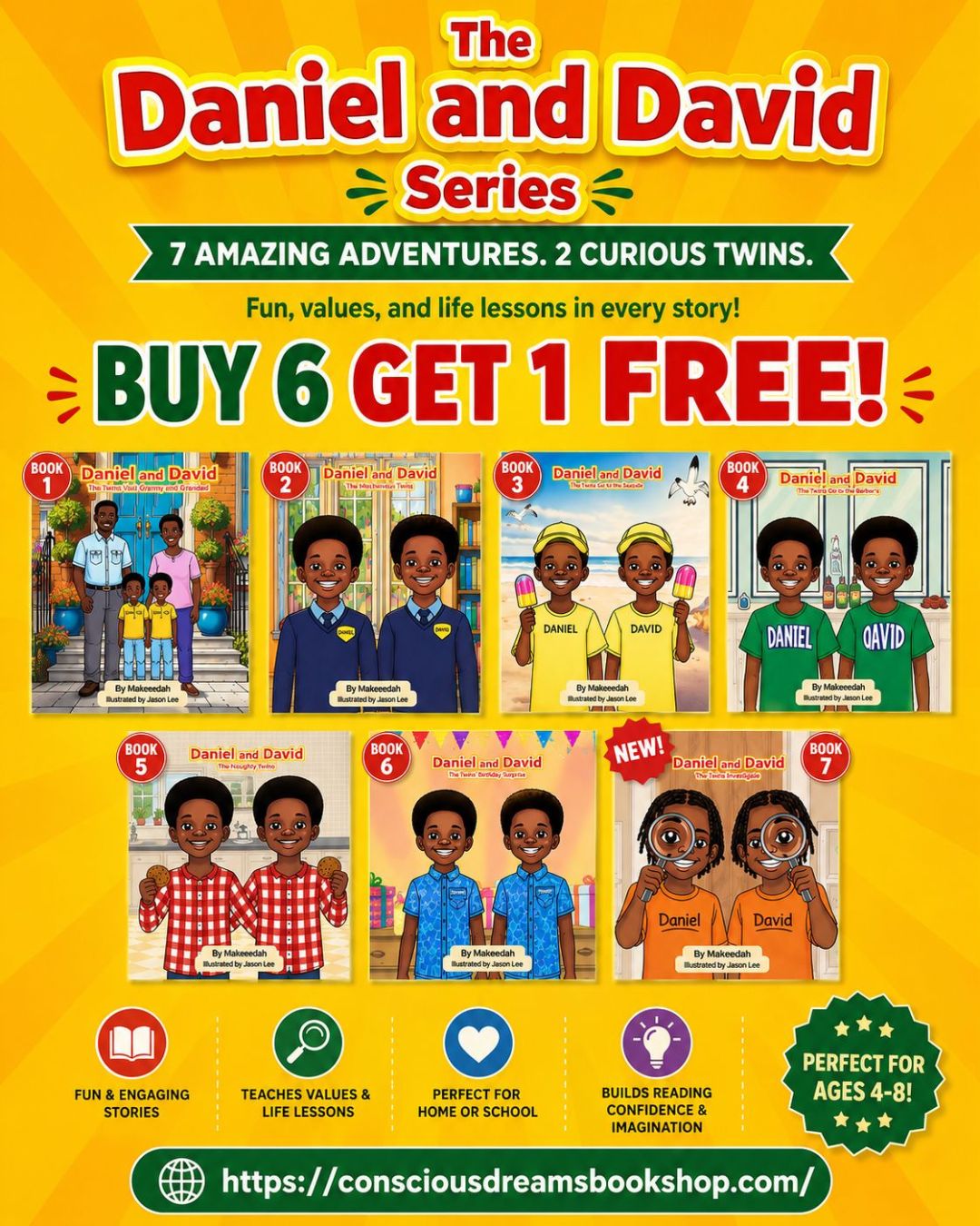Daniel and David Children's Book series
