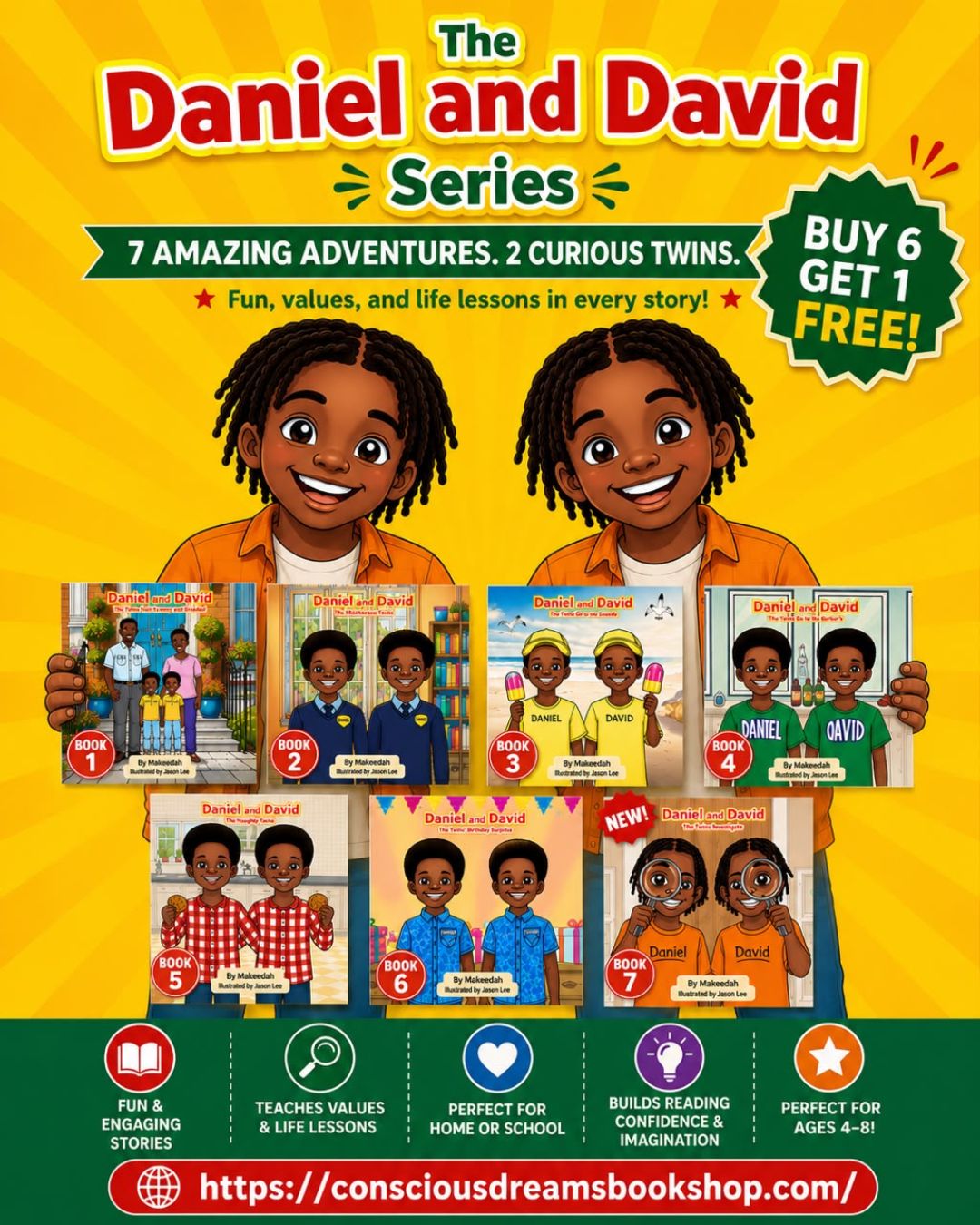 Daniel and David Children's Book series