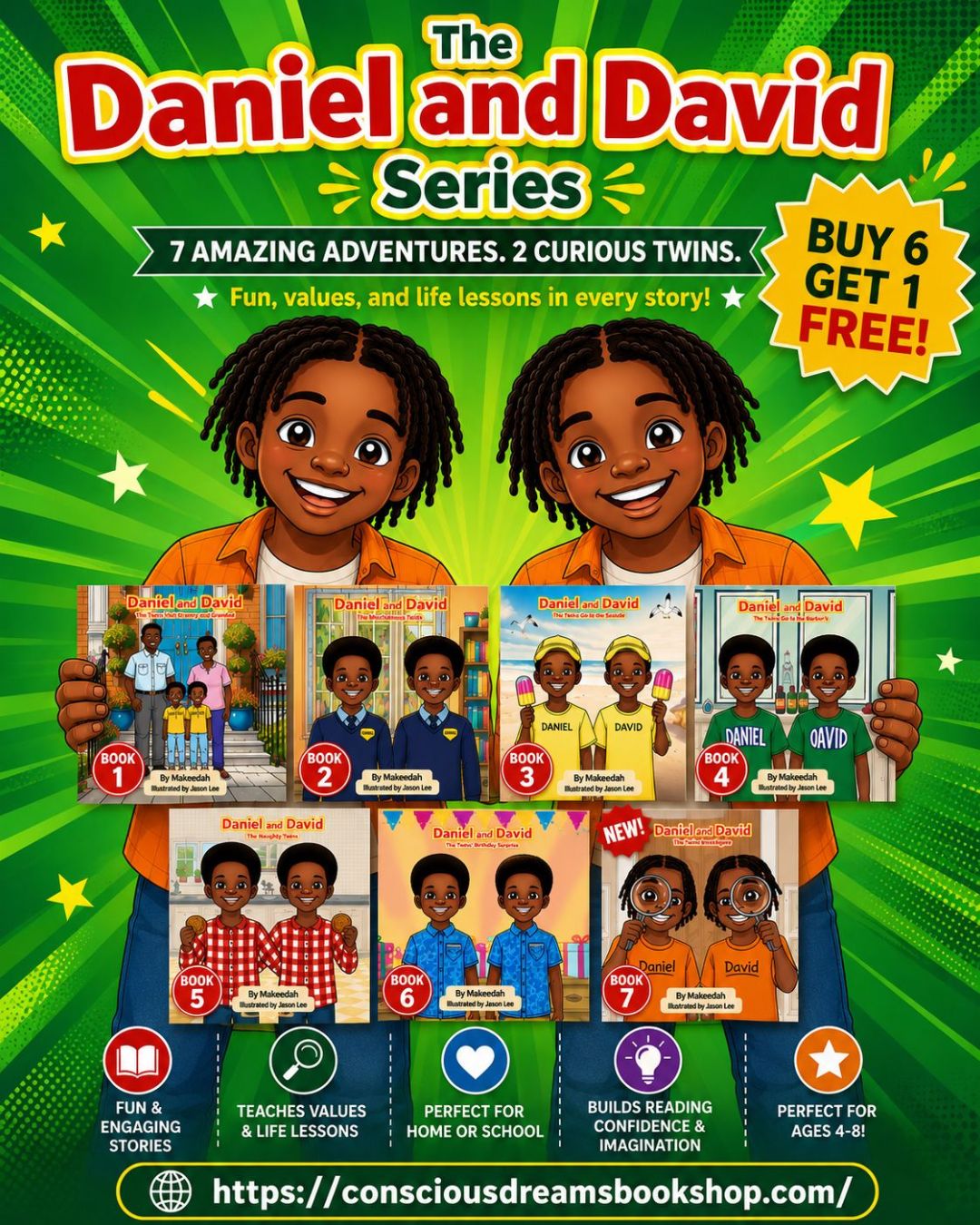 Daniel and David Children's Book series
