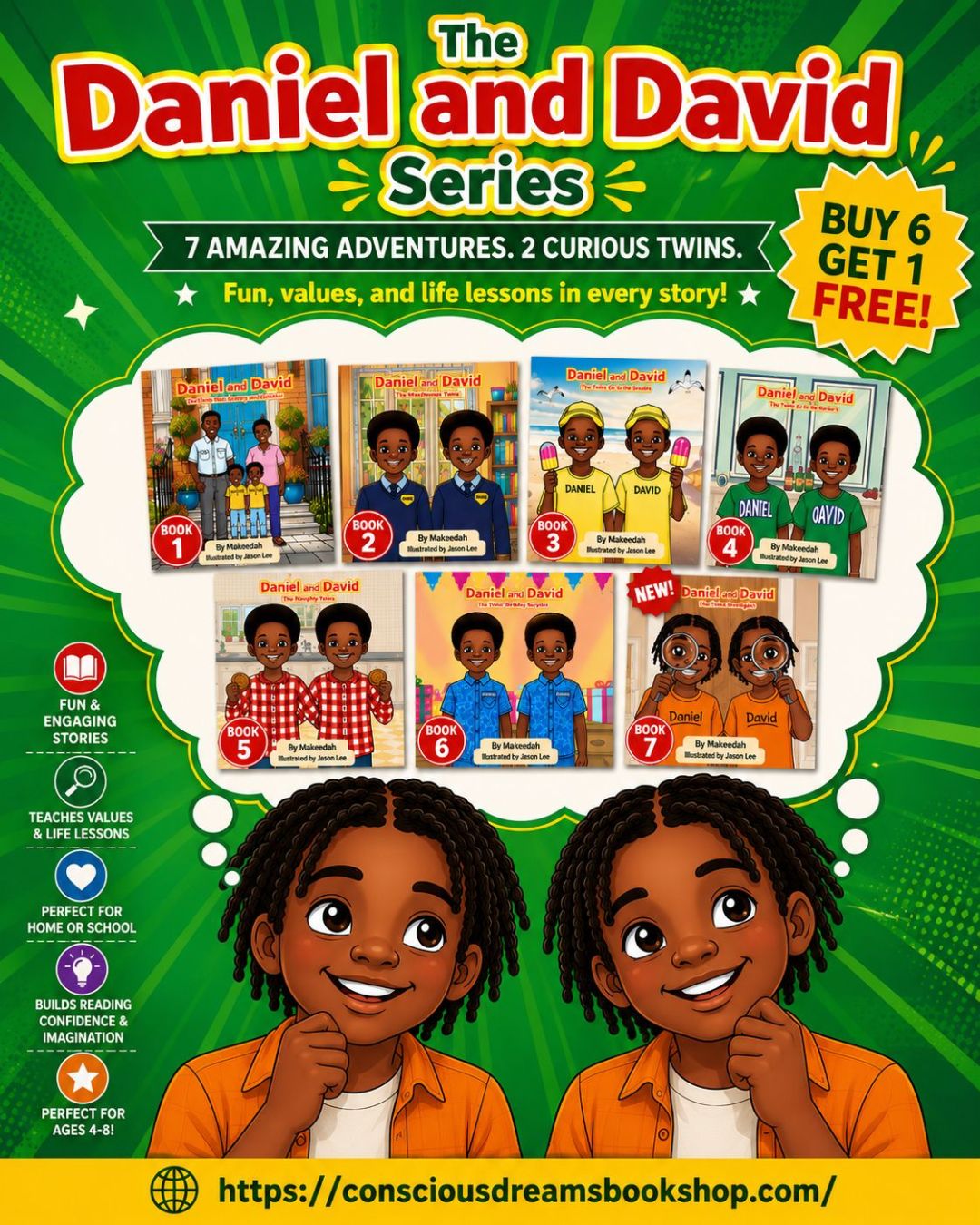 Daniel and David Children's Book series