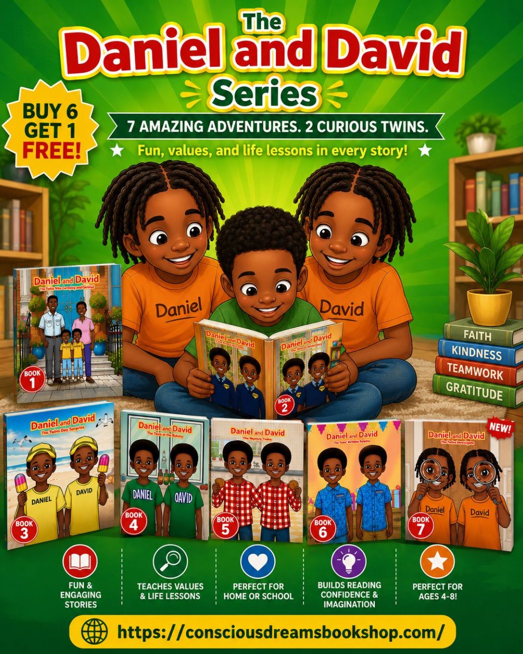 Daniel and David Children's Book series